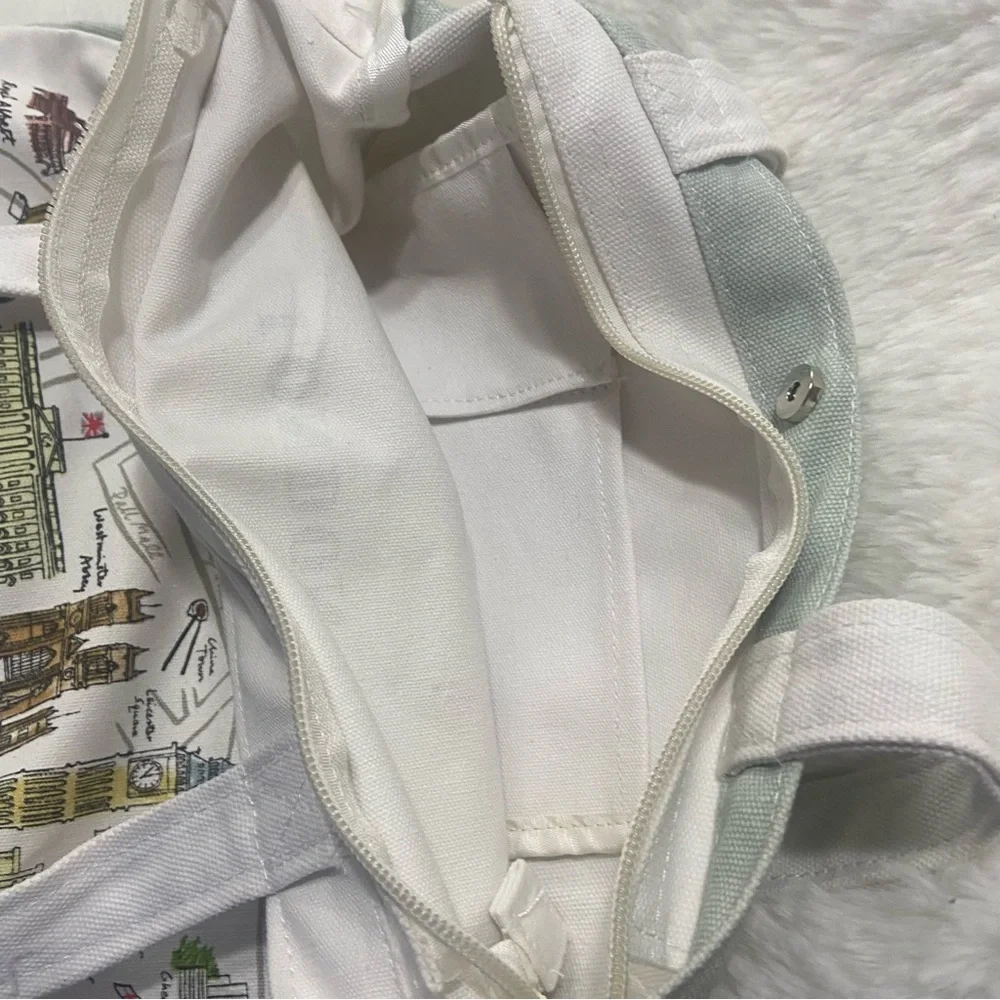 London Map Print Tote Bag